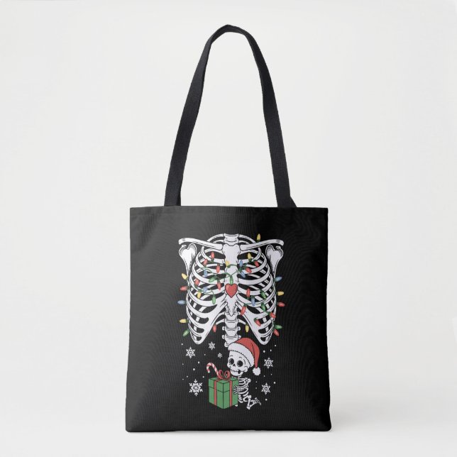 Tote Bag Bébé squelette mignon Grossesse de maternité de No (Devant)