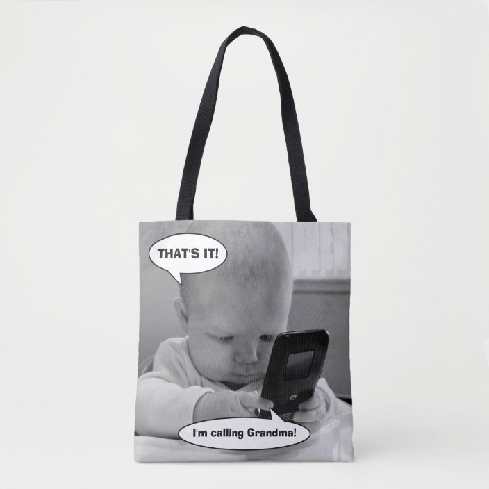 Tote Bag Bebe Sur Telephone Portable Zazzle Fr