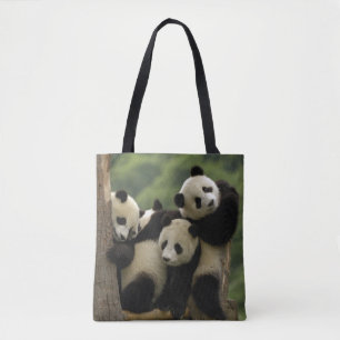 Tote Bag Bébés de panda géant Ailuropoda melanoleuca)