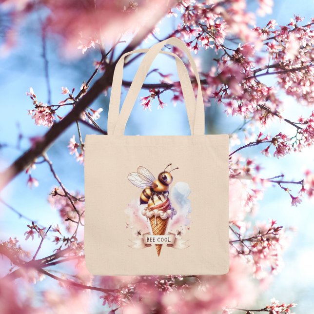 Tote Bag Bee Cool Summer (Créateur téléchargé)