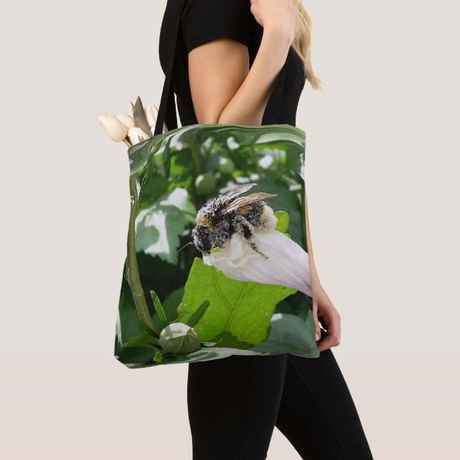 Tote Bag Bee in summer (De près)