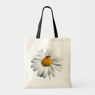 Tote Bag Bee on Daisy Alaskan Summer Nature