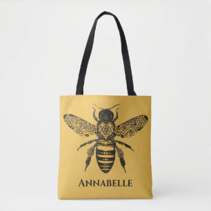 Tote Bag Bee victorienne