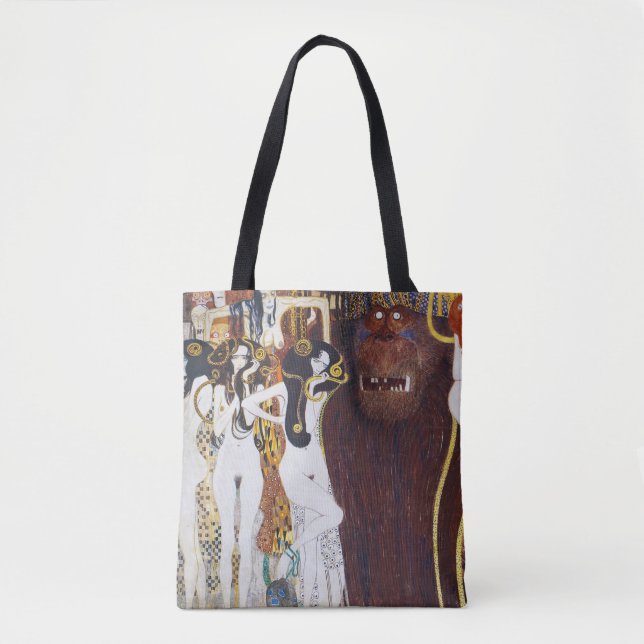 Tote Bag Beethoven Frieze (détail), Gustav Klimt (Devant)