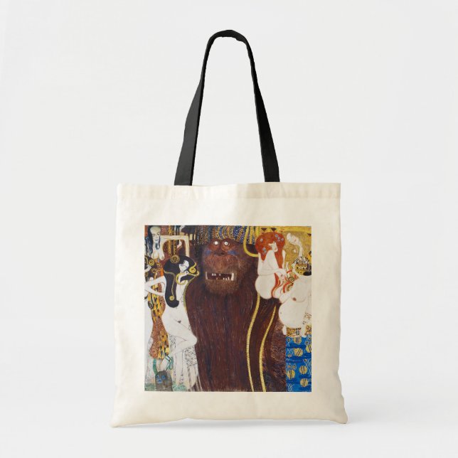 Tote Bag Beethoven Frieze (détail), Gustav Klimt (Devant)