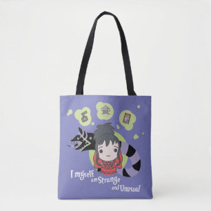 Tote Bag Beetlejus   Chibi Lydia "Étrange et inhabituel"