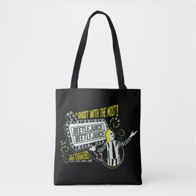 Tote Bag Beetlejus | Marquee "Ghost With The Most" (Devant)
