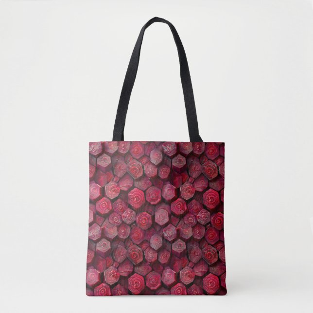 Tote Bag Beetroots à peigne (Devant)