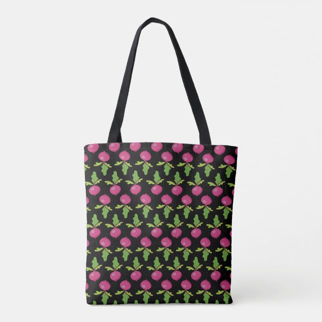 Tote Bag Beets de coeur (Dos)