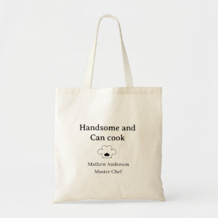 Tote Bag bel homme et cuisinier maître chef homme roi de la