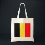 Tote Bag belgique<br><div class="desc">Drapeau de Belgique. Le drapeau national de la Belgique (néerlandais: Vlag van België, en français : Drapeau de la Belgique, allemand: Flagge Belgiens) contient trois bandes verticales égales de noir (côté du treuil), jaune et rouge. Les couleurs ont été tirées des couleurs du Duché de Brabant, et le design vertical...</div>