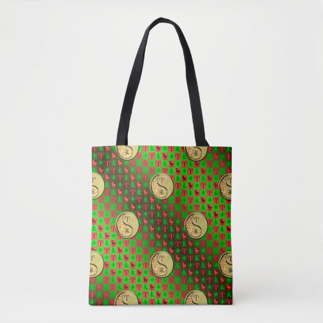 Tote Bag Bélier & Chèvre Métal (Devant)