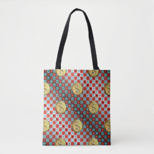 Tote Bag Bélier et serpent métallique