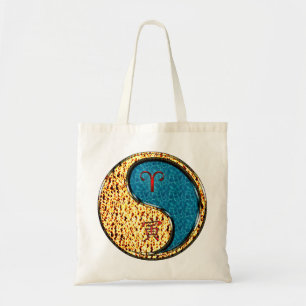 Tote Bag Bélier et tigre d'eau