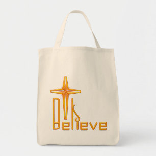 Tote Bag Believe Christian
