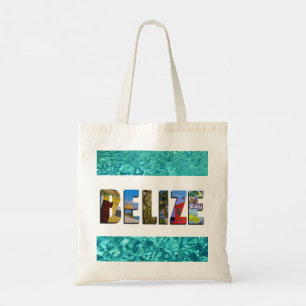 Tote Bag Belize Tropical Beach Blue Ocean Travel Photos