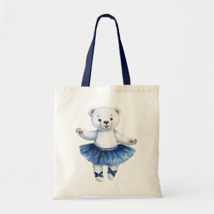 Tote Bag Belle ballerine d'ours polaire danse ballet