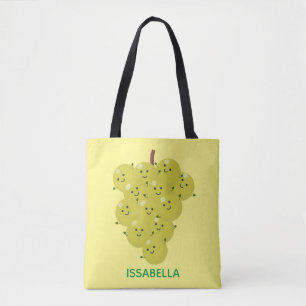 Tote Bag Belle bande de raisins amusante illustration