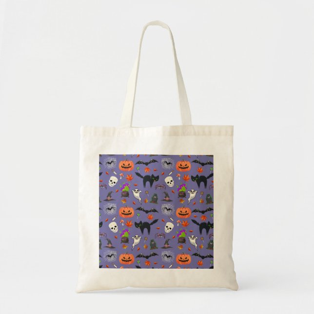 Tote Bag Belle Bande Ou Traite Halloween (Devant)