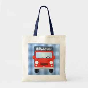Tote Bag Belle bibliothèque d'illustrations pour camion kaw