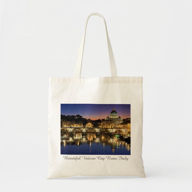 Tote Bag Belle Cité du Vatican Rome Italie (Devant)