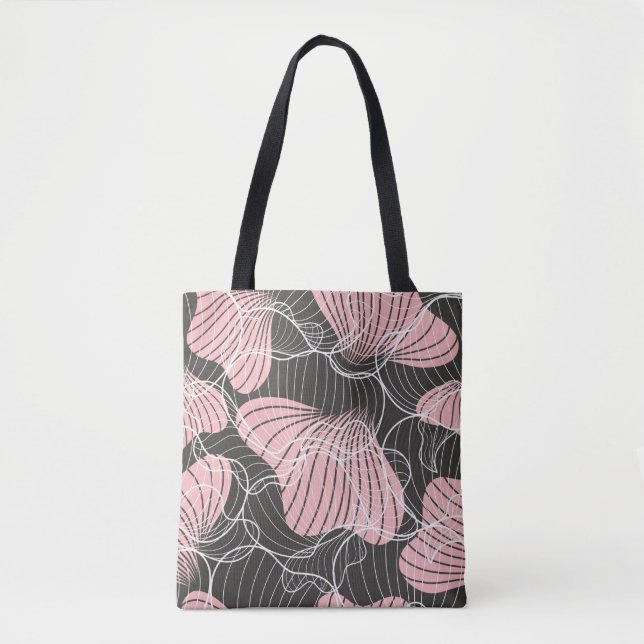 Tote Bag Belle couleur abstrait sans couture motif. Dos (Devant)
