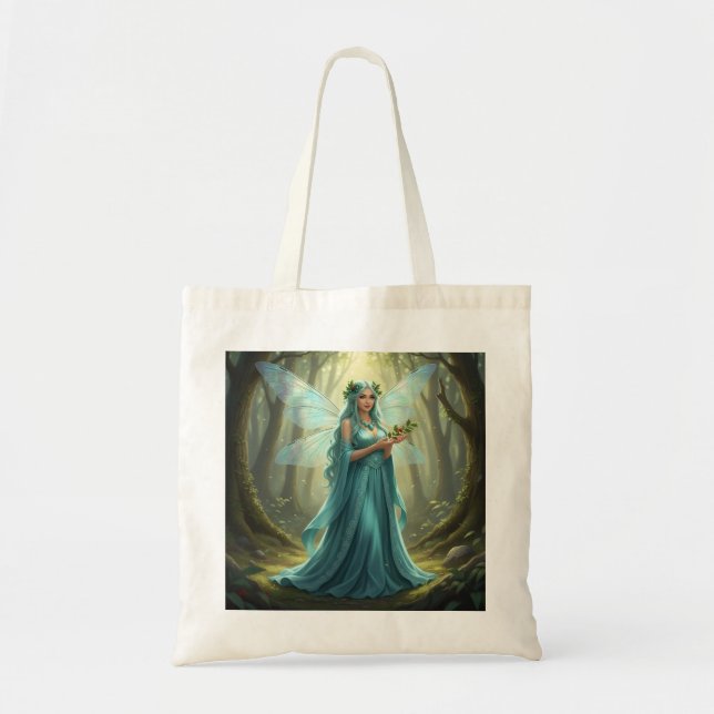 Tote Bag Belle Décembre Turquoise Fairy (Devant)