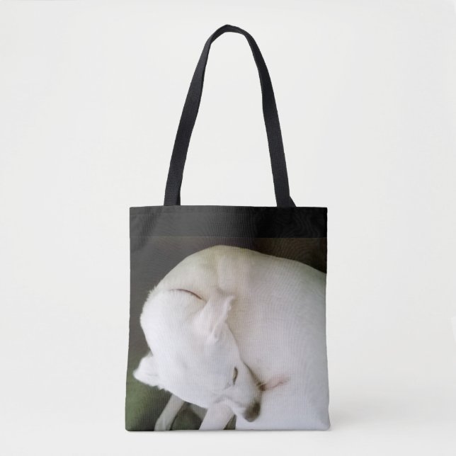 Tote Bag Belle Elégante Polar Blanc Labrador Mix (Devant)