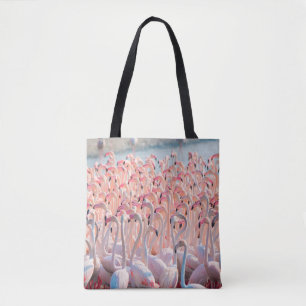 Tote Bag Belle et sauvage - Flamingosflock, plus, rose, d