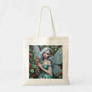 Tote Bag Belle fée de décembre à Holly