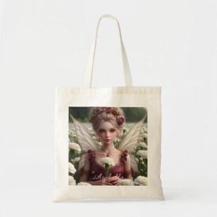 Tote Bag Belle fée de janvier en oeillets