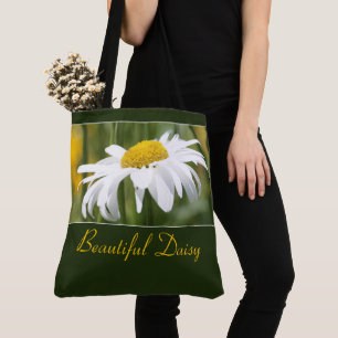 Tote Bag Belle Fleur de Marguerite Blanche