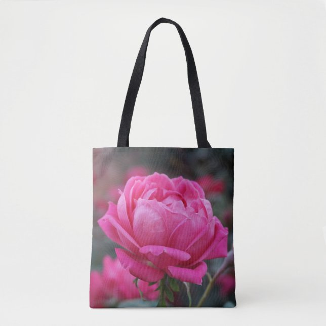 Tote Bag Belle Fleur rose rose (Devant)
