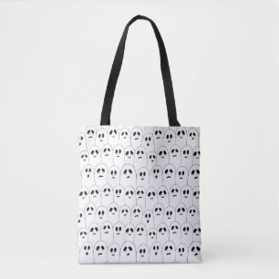Tote Bag Belle Halloween Fantômes Motif de la touche ou de