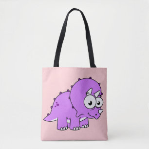 Tote Bag Belle Illustration D'Un Tricératops.