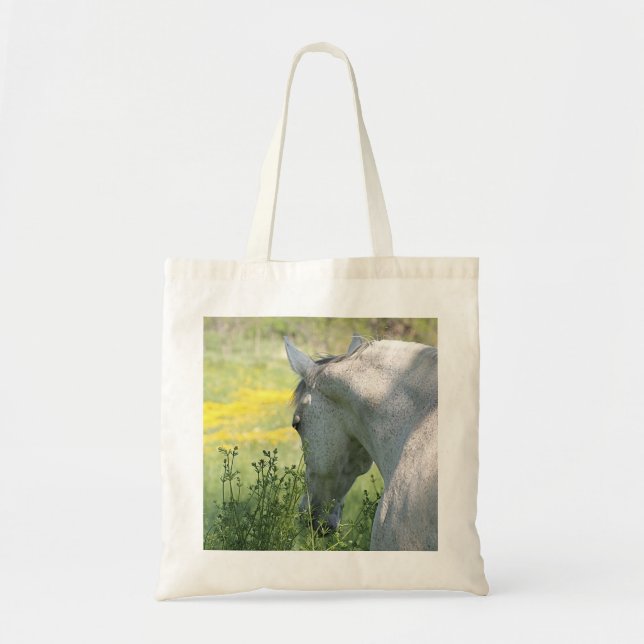 Tote Bag Belle jument grise (Devant)