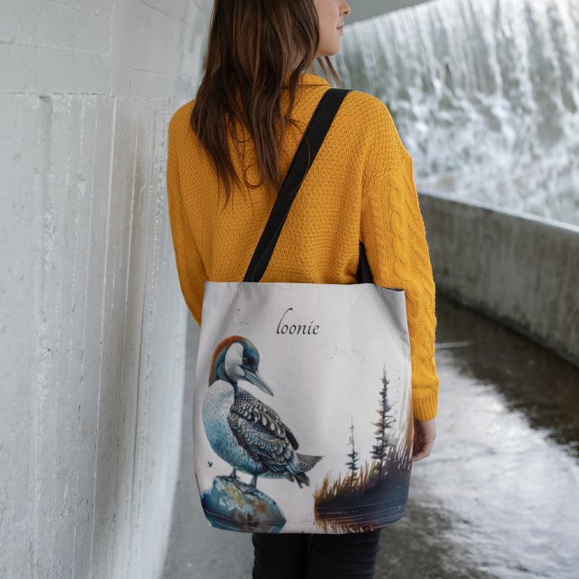 Tote Bag belle laine sur l'eau en aquarelle (Créateur téléchargé)