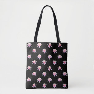 Tote Bag Belle Lotus Flower Cool Motif tendance