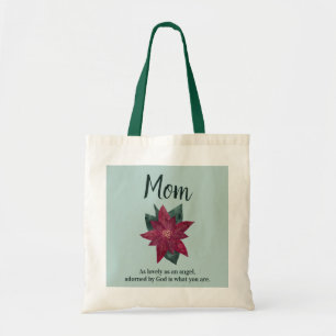 Tote Bag Belle Maman Florale Bleue et Violet