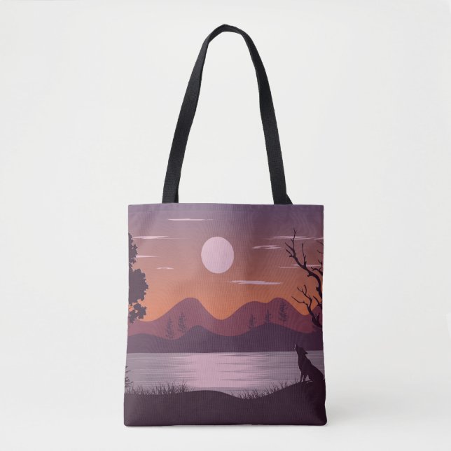 Tote Bag Belle nature fluviale (Devant)
