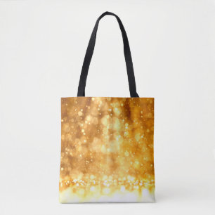 Tote Bag Belle parties scintillant rouge doré de luxe arri
