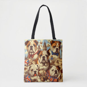 Tote Bag Belle peinture anglaise de Bulldog