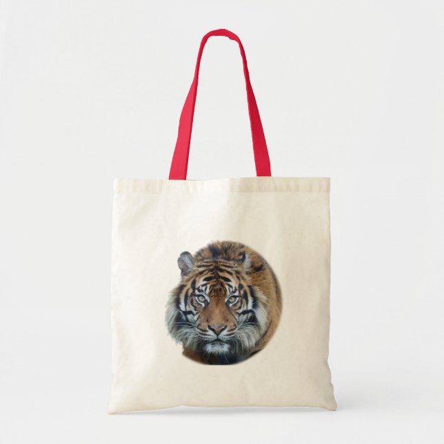 Tote Bag Belle photo du visage du tigre du Bengale (Devant)