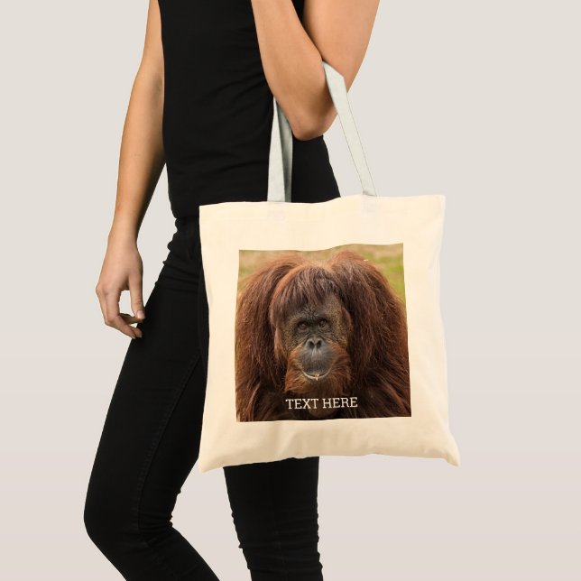 Tote Bag Belle photographie de Borneo Orangutan (Devant (produit))