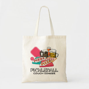Tote Bag Belle Pizza Couch Dinker PICKLEBALL