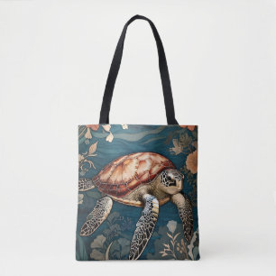 Tote Bag Belle tortue sous-marine