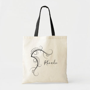Tote Bag Belle typographie de nom
