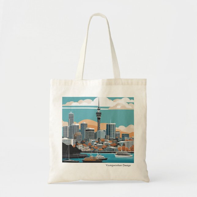 Tote Bag Belle ville personnalisée (Devant)