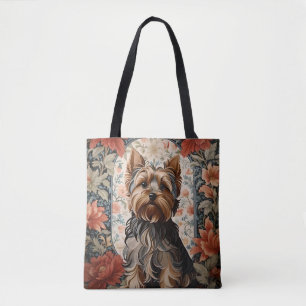 Tote Bag Belle Yorkie Yorkshire Terrier Portrait