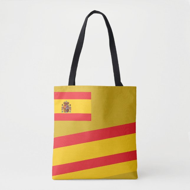 Tote Bag Belles couleurs du drapeau espagnol | Espagnol (Devant)